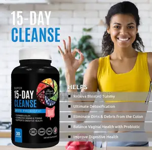 Super 15 Day Cleanse Supplement With Probiotics
