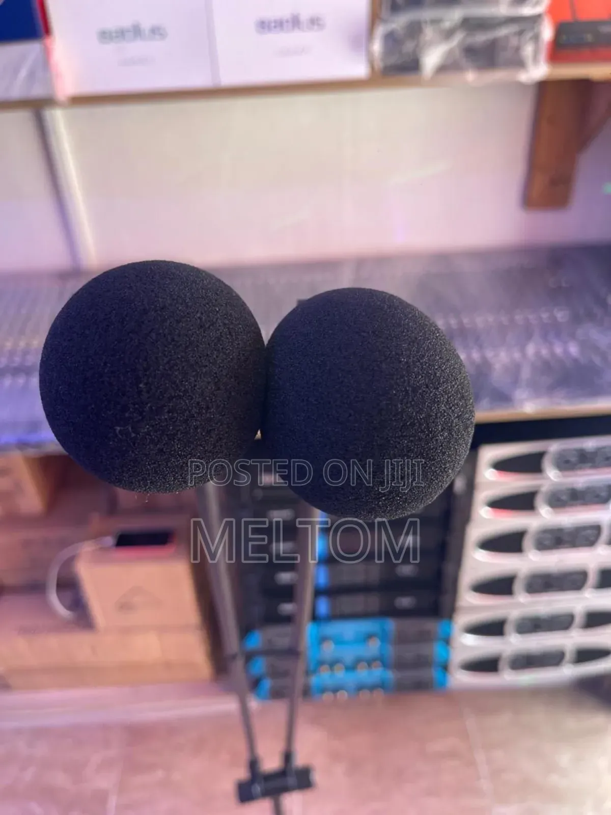 Av Twin Podium Microphone