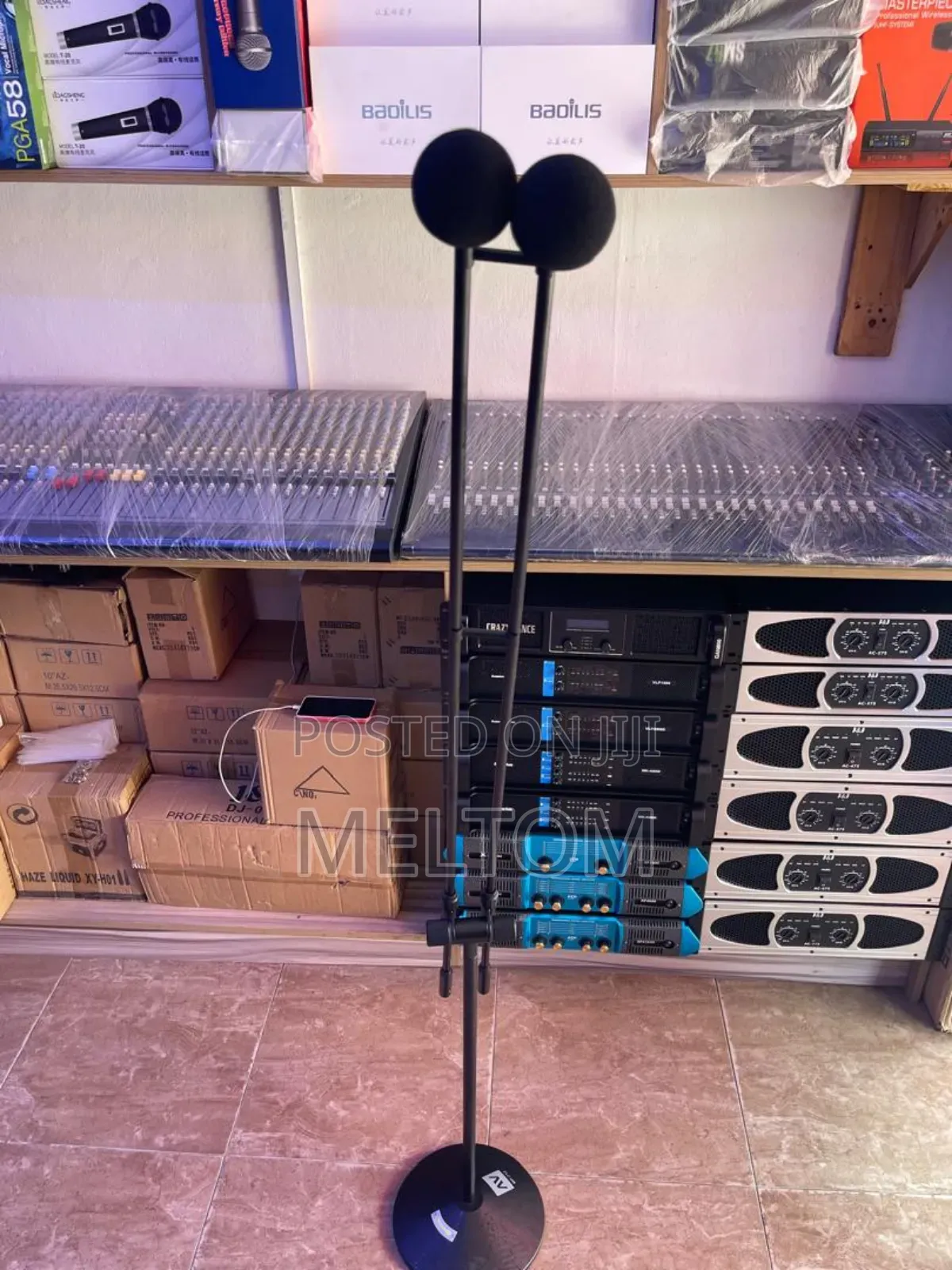 Av Twin Podium Microphone