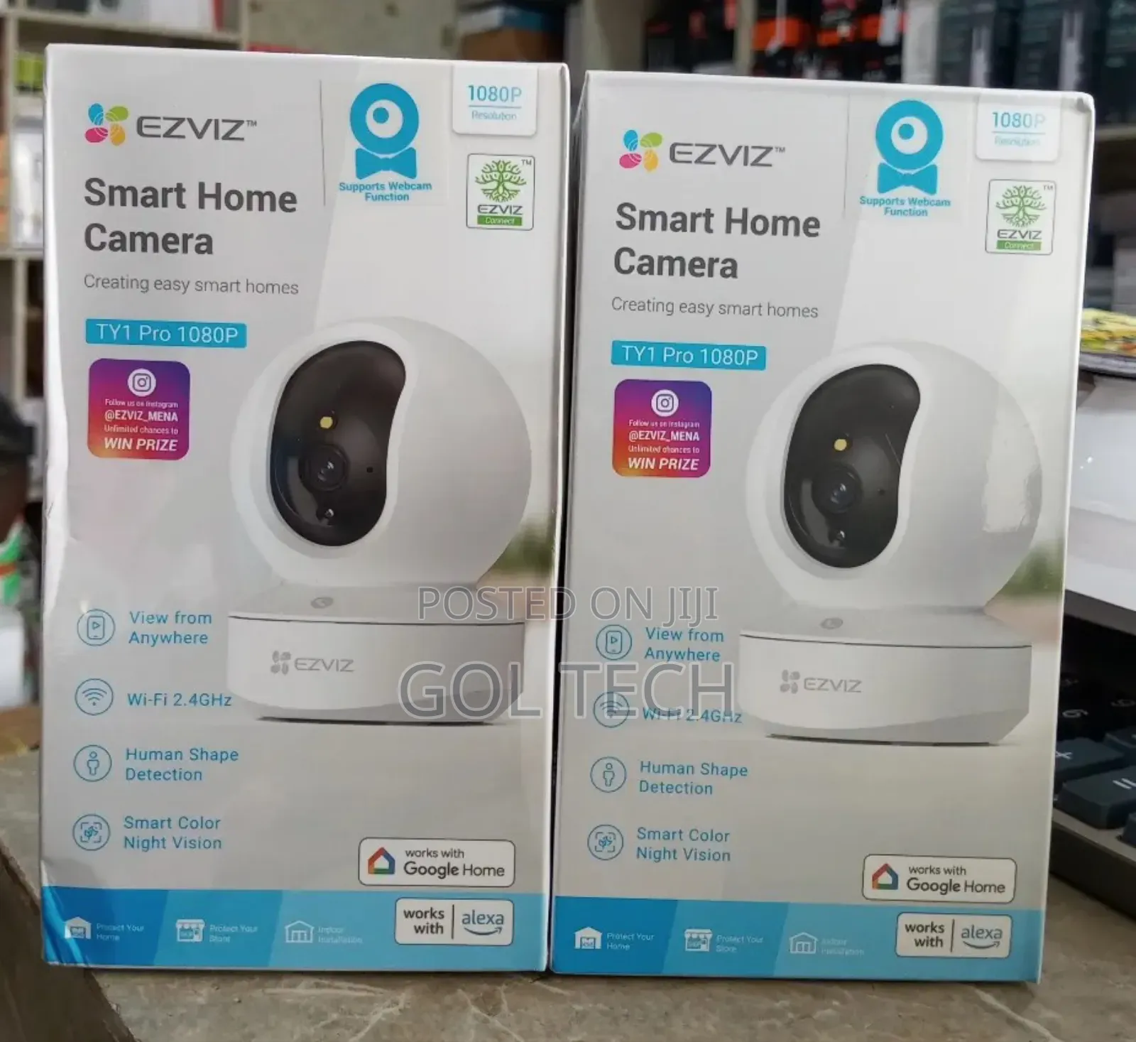 Ezviz Wifi Camera Ty1 Pro 1080p Smart Home Camera Pt