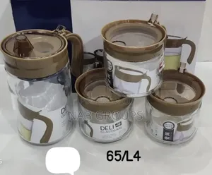 4pcs Storage/ Spice Jars