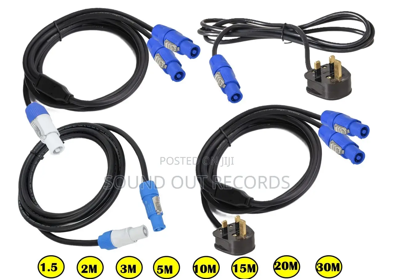 Original Powercon Input-Output Cable