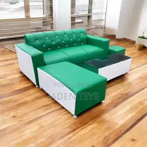 White Green American Leather Set