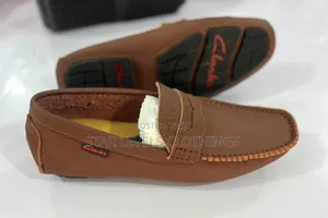 Brown and Army Green Loafers for Men