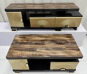 Extendable Tv Stand and Centre Table White, Brown, Black