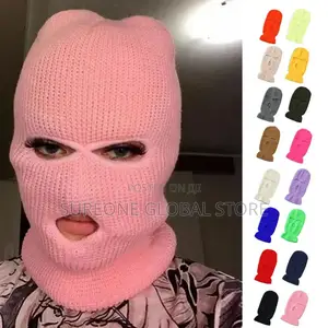 3 Hole Knitted Full Face Mask