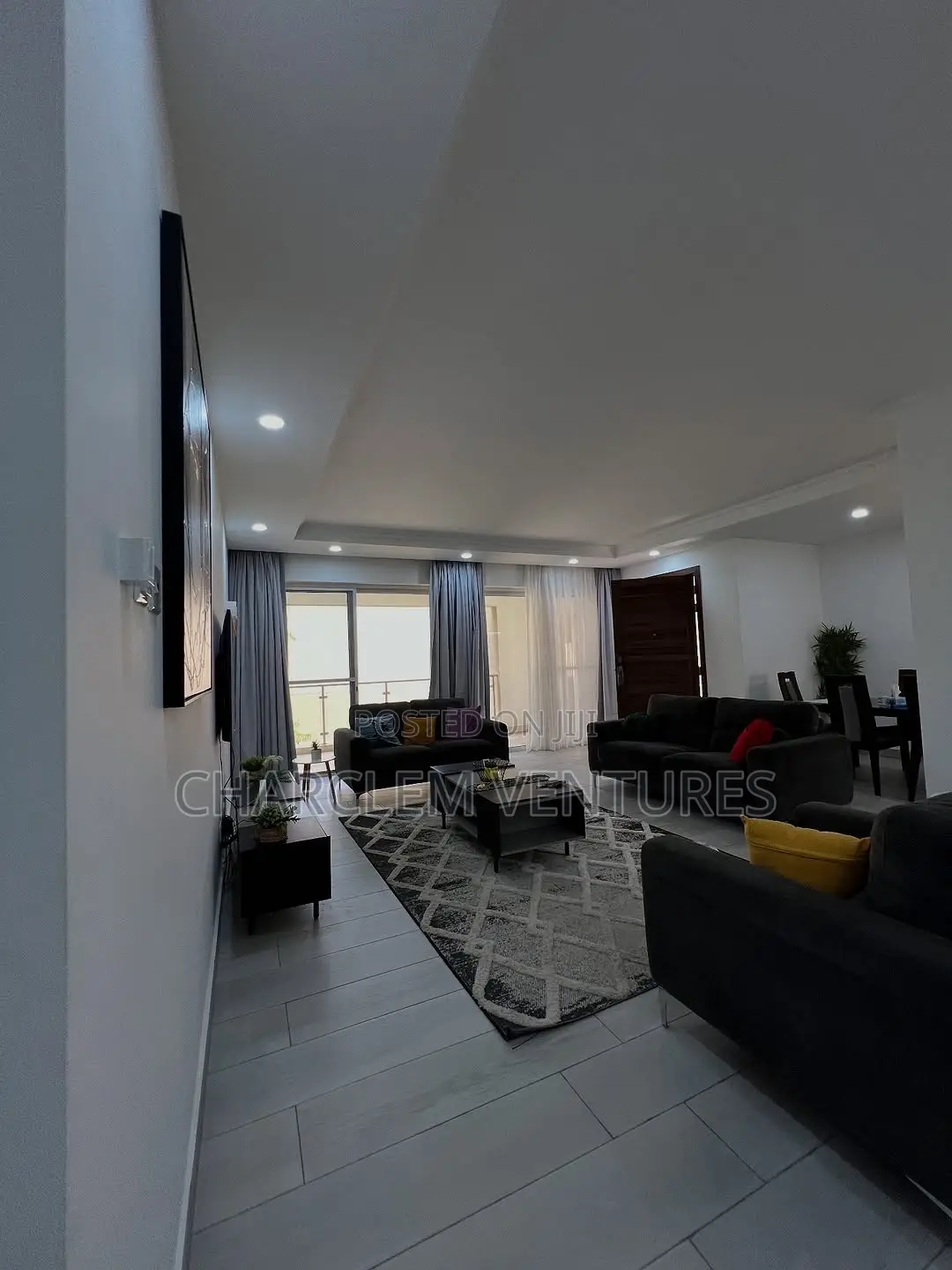 Furnished 3bdrm Apartment in Charclem Ventures, North Ridge for rent