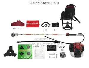 4 Stroke Back Pack Weed Slasher/Brush Cutter Machine (GX-50)