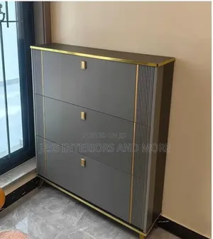 Shoe Rack With 3 Flip Drawers
