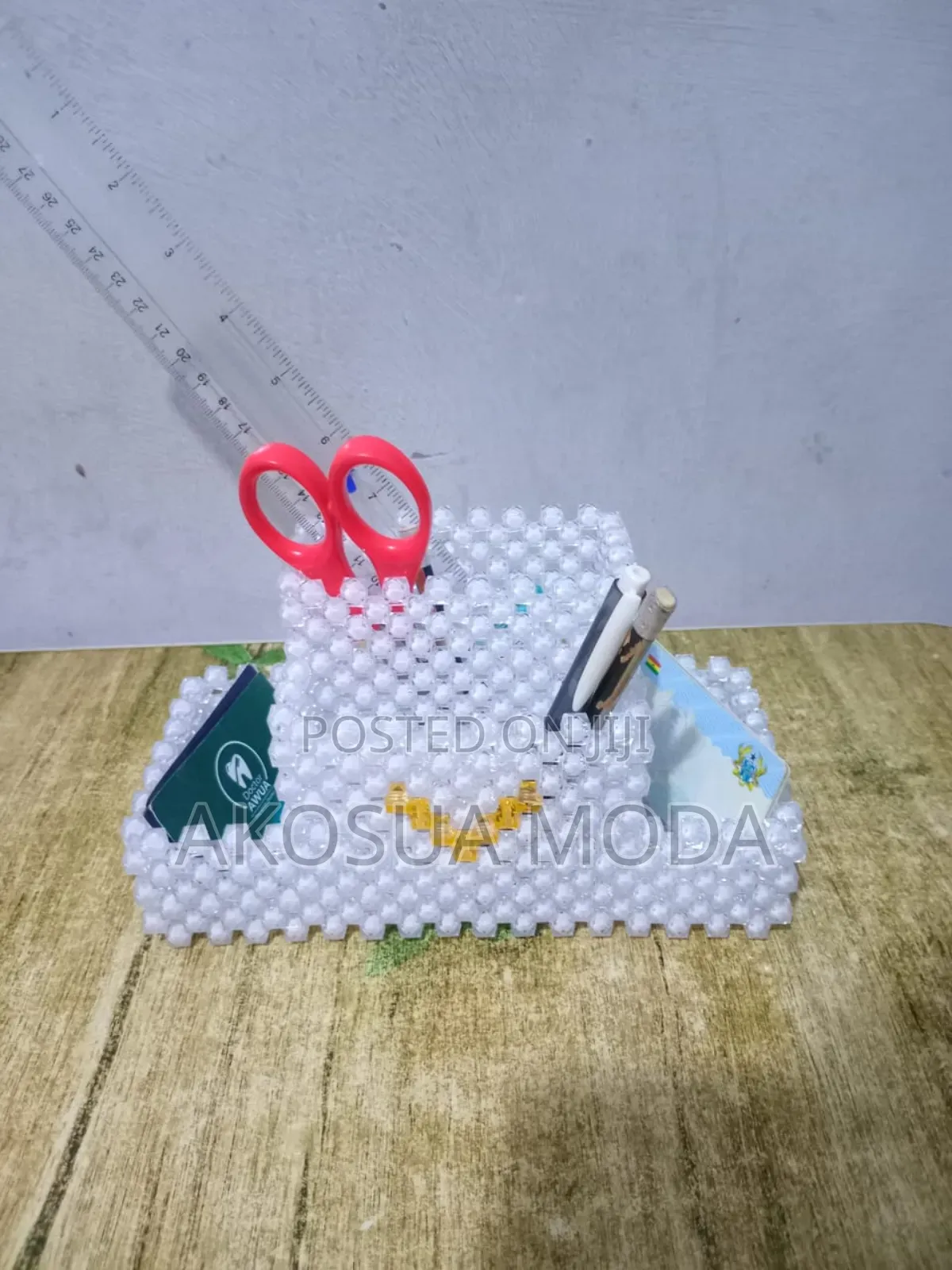 Beaded Stationery Stand