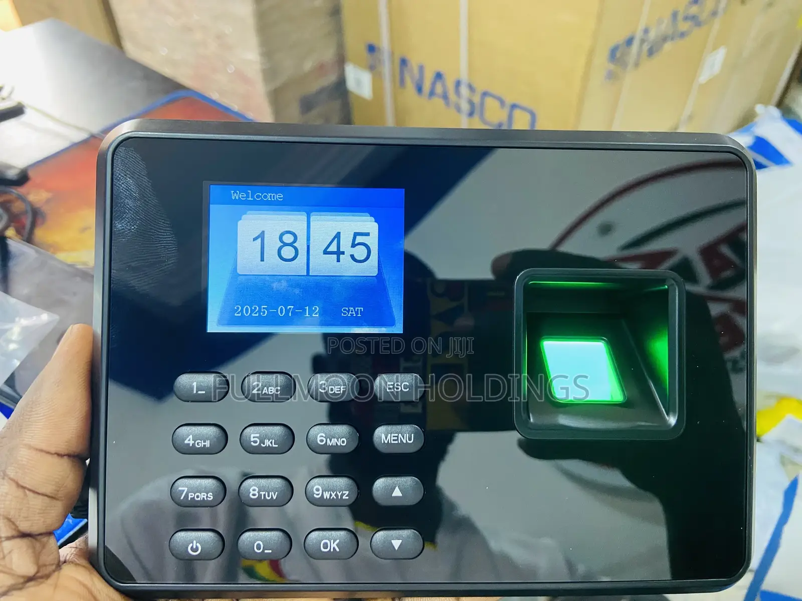 Intelligent Biometric Fingerprint Password Attendance Machin