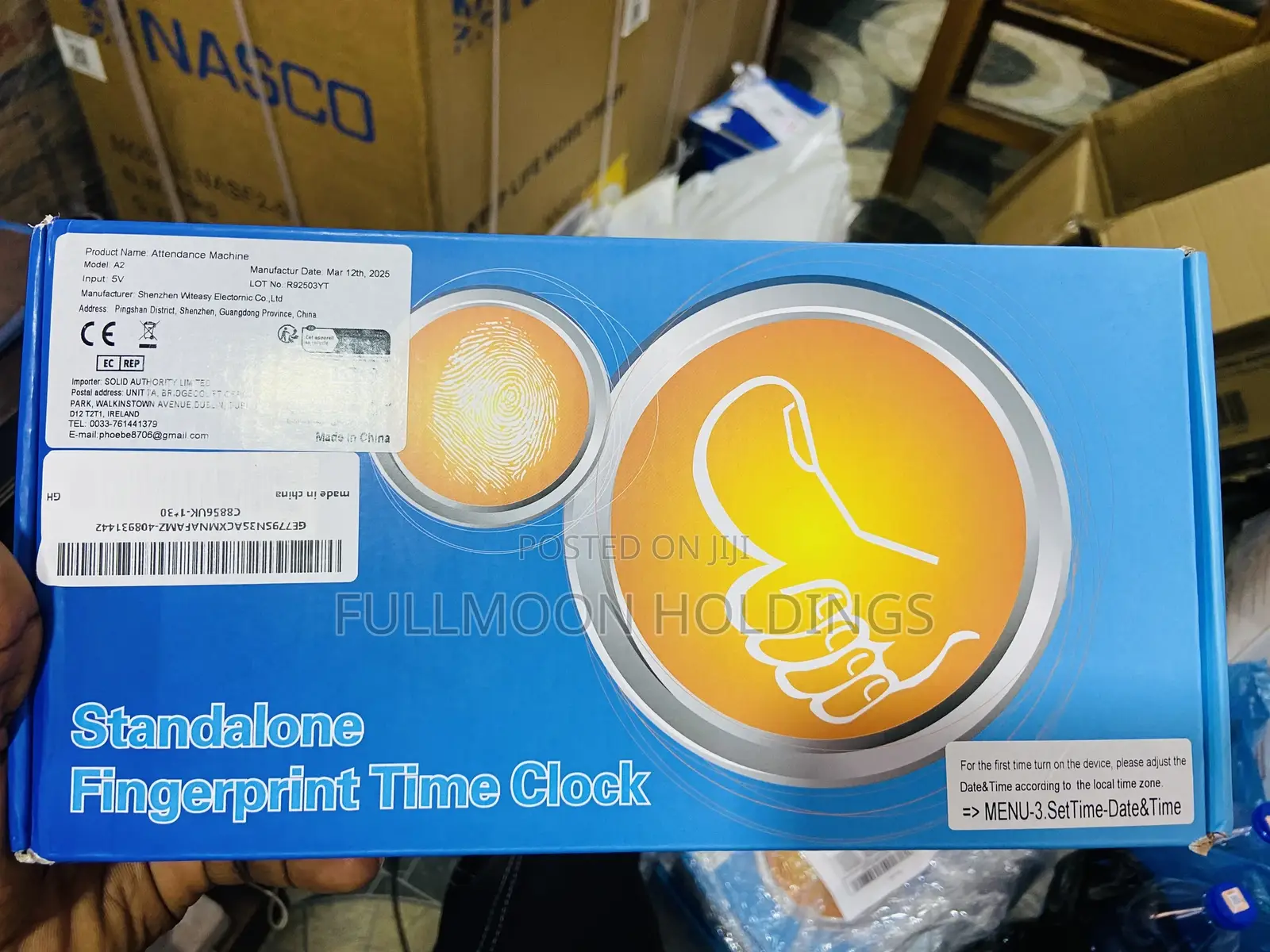 Intelligent Biometric Fingerprint Password Attendance Machin