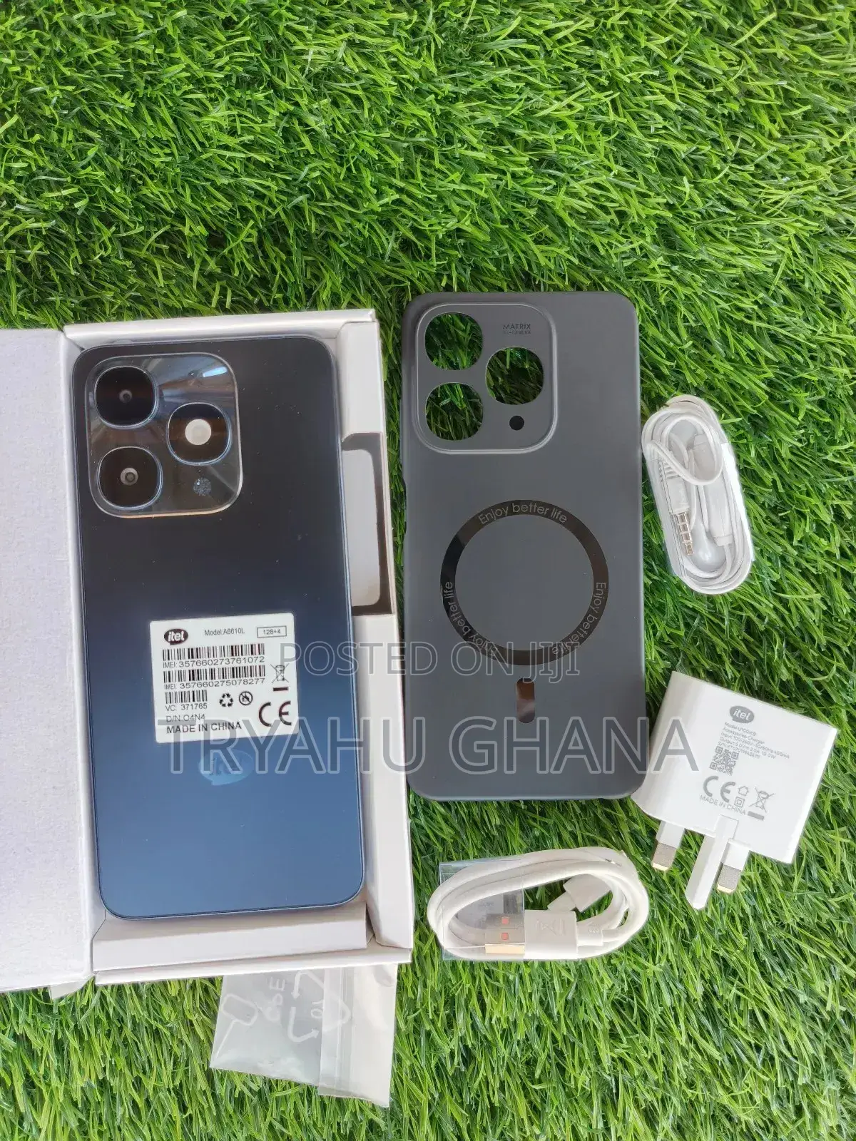 New Itel A90 128 GB Black