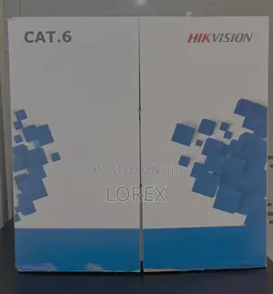Hikvision 305m Cat6 Utp Network Cable Pure Copper 1ln6-Ue-W