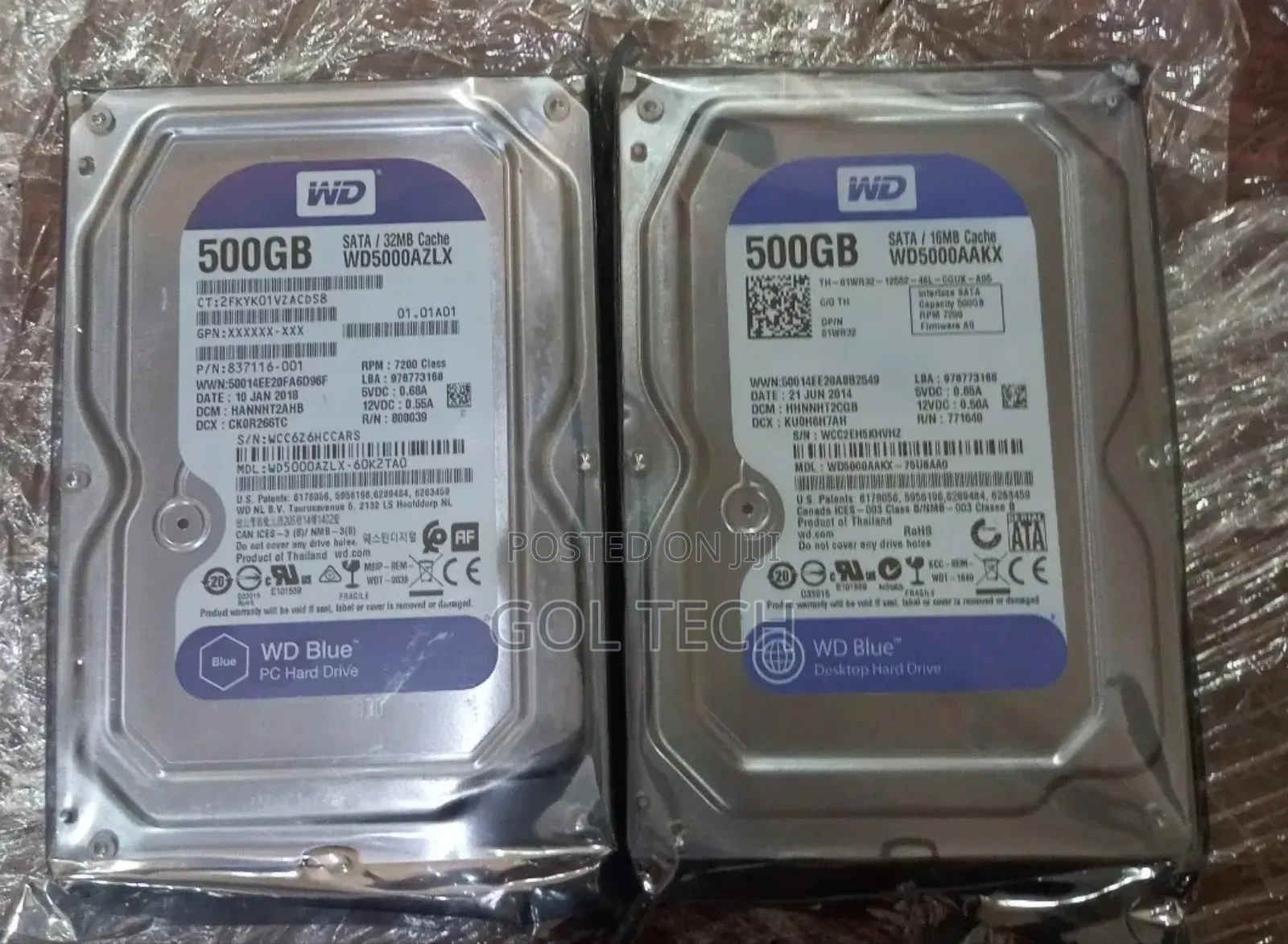 500gb Hard Drive Wd Sata 3.5 Desktop HDD for CCTV