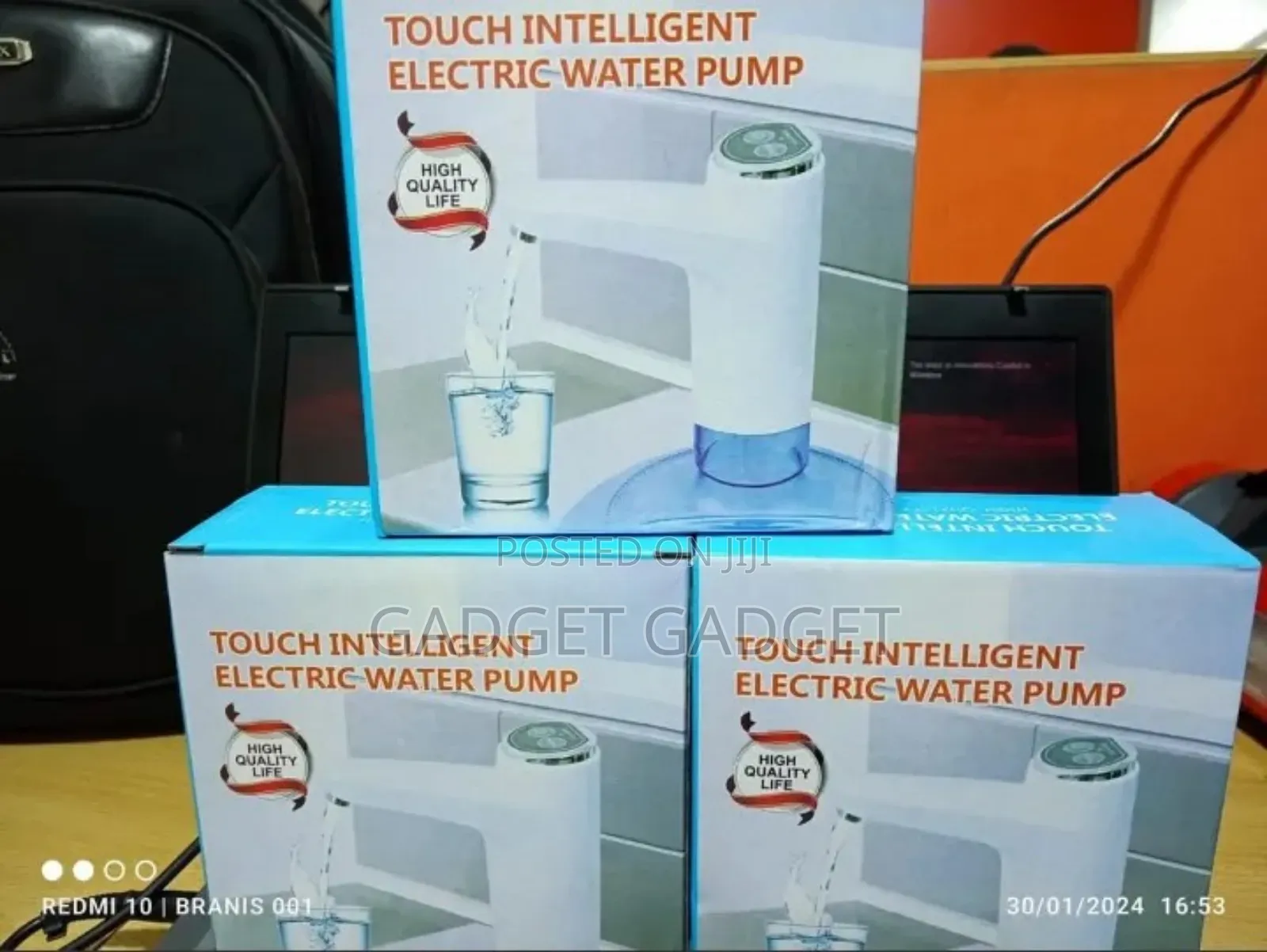 Electric Portable Button Water Dispenser