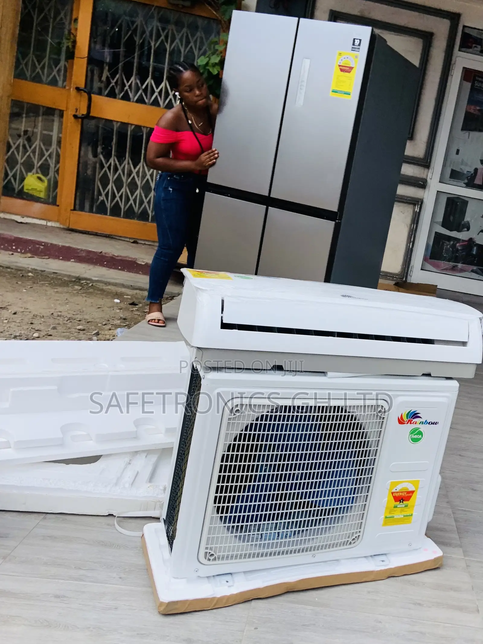 Rainbow Auto Turn on/Off 1.5 Horsepower Split R410a Ac