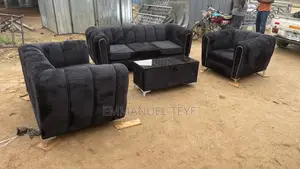 Black Family Sofa Set