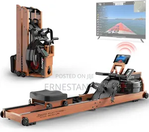 Oak Wood Foldable Water Rowing Machine From Joroto, Uk