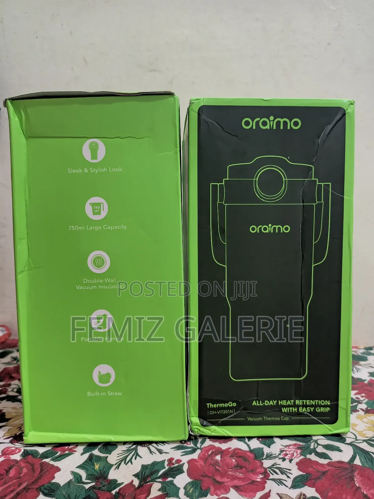 Oraimo Thermogo 750ml Stainless Steel Insulated Thermos