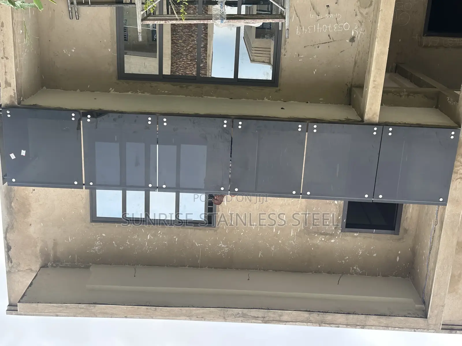 Gold Design and Glass Balustrade