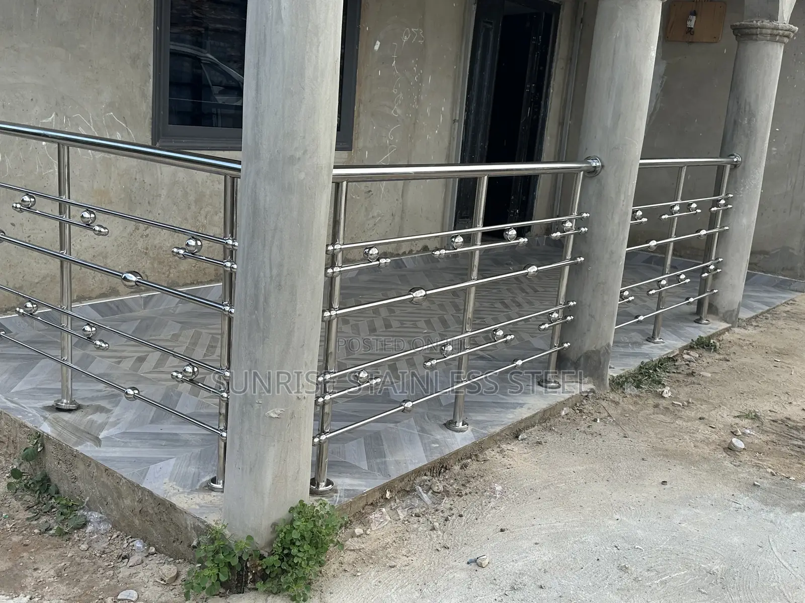 Gold Design and Glass Balustrade