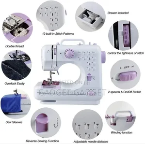 Portable Sewing Machine Both Battery and Dc Power