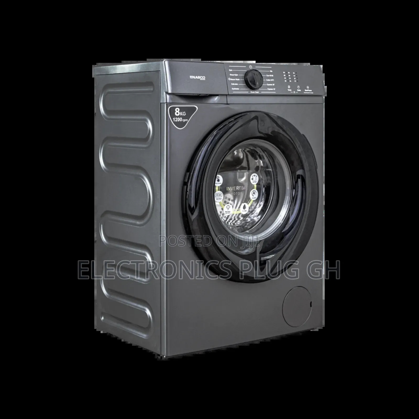Nasco 8kg Front Load Washing Machine