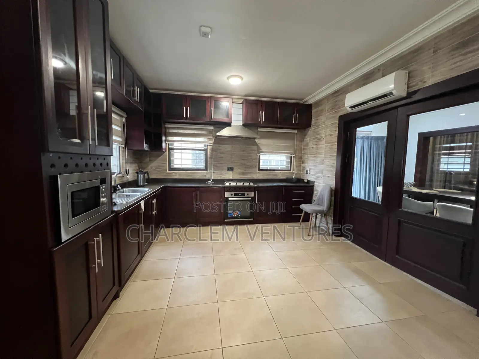 Furnished 4bdrm House in Charclem Ventures, East Legon for rent