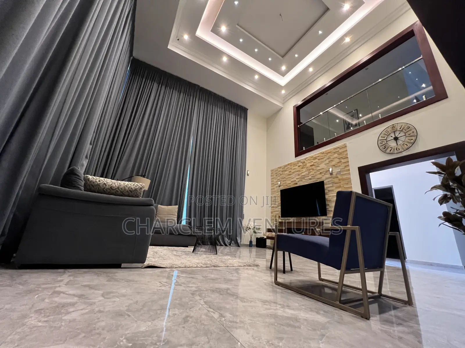 Furnished 4bdrm House in Charclem Ventures, East Legon for rent