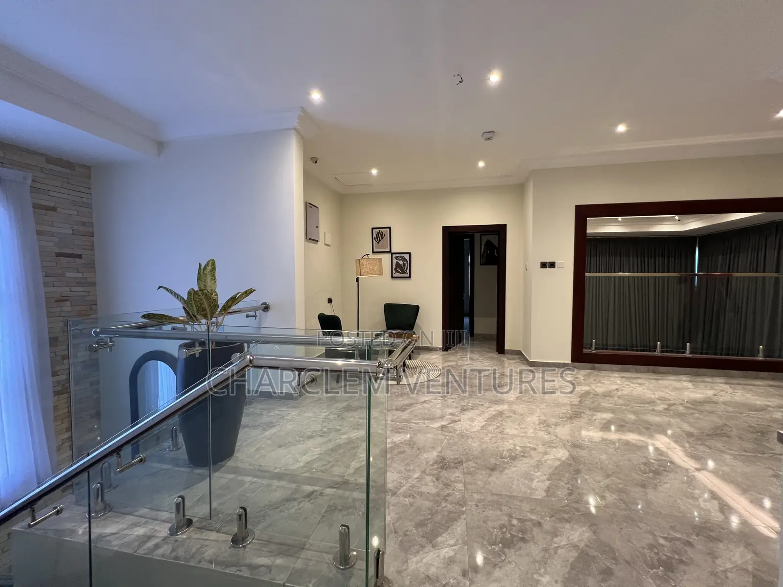 Furnished 4bdrm House in Charclem Ventures, East Legon for rent