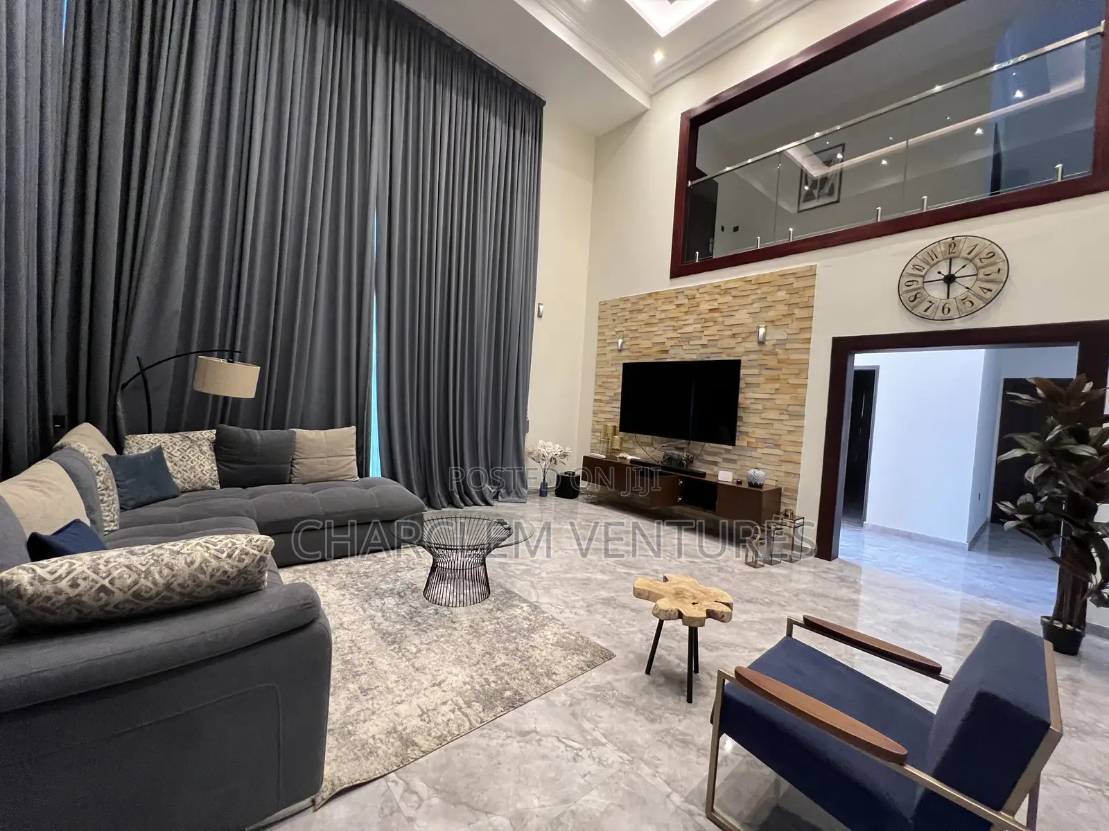 Furnished 4bdrm House in Charclem Ventures, East Legon for rent