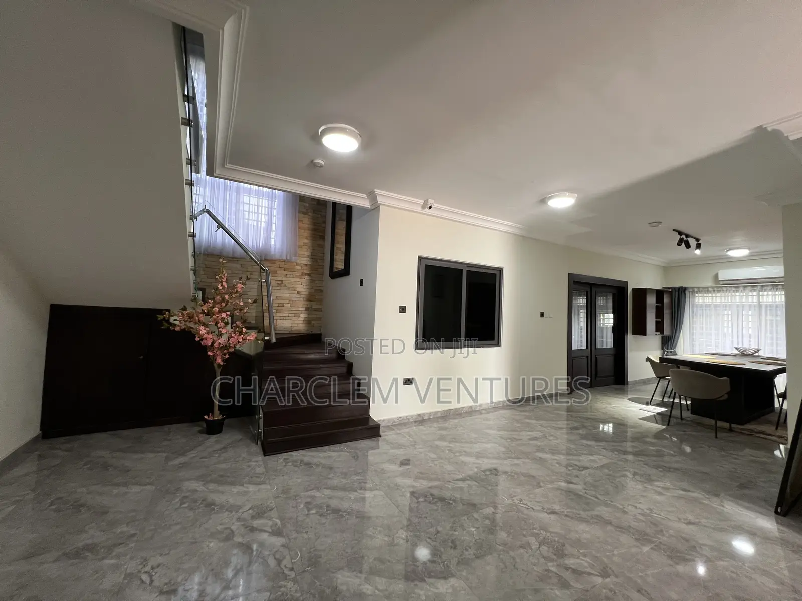 Furnished 4bdrm House in Charclem Ventures, East Legon for rent