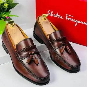 Salvatore Ferragamo Brown Leather Shoe