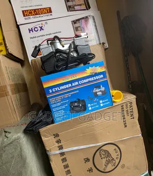 2 Cylinder Heavy Duty Car Air Compressor [Tire Pump]