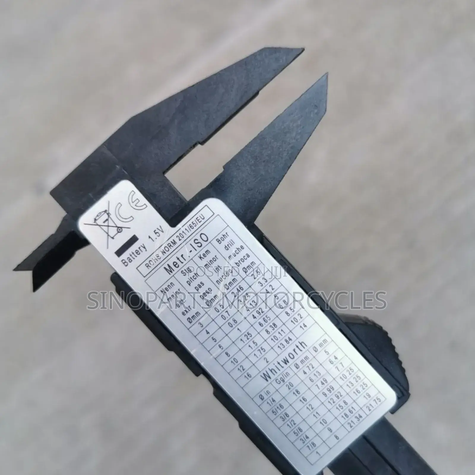 Teliang Digital Caliper - Error-Free Mm/Inch Measuring