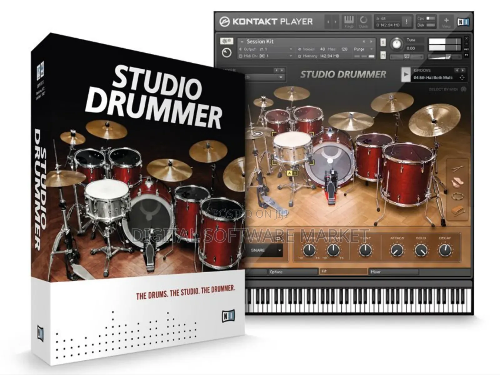 Studio Drummer Kontakt Library
