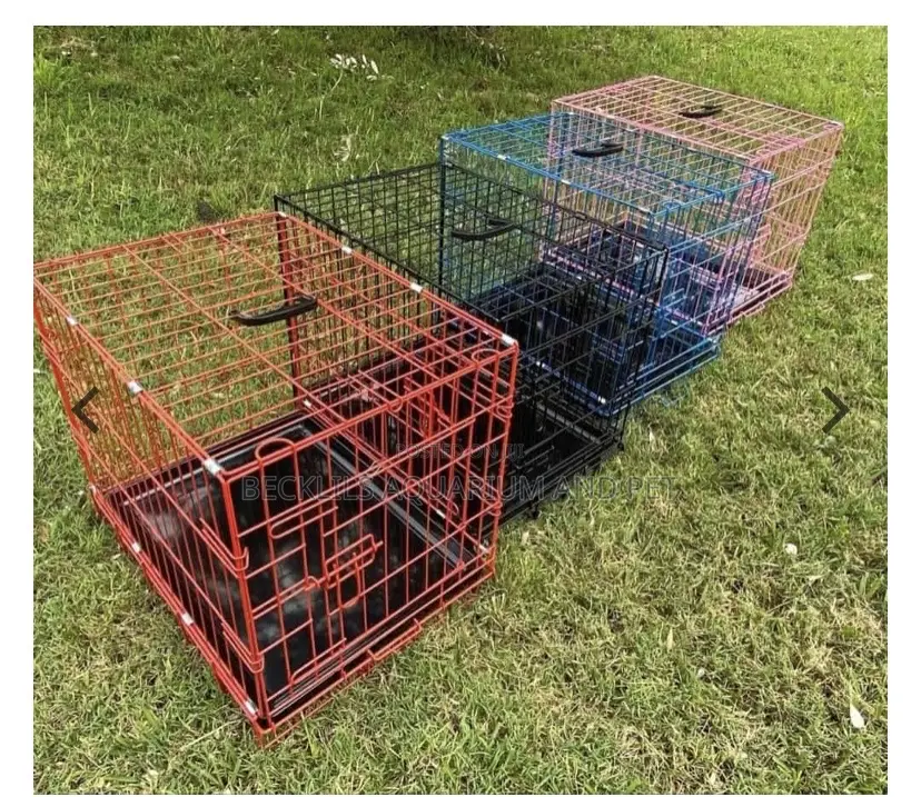 20. Inches Dog Metallic Cage With a Free Bowl