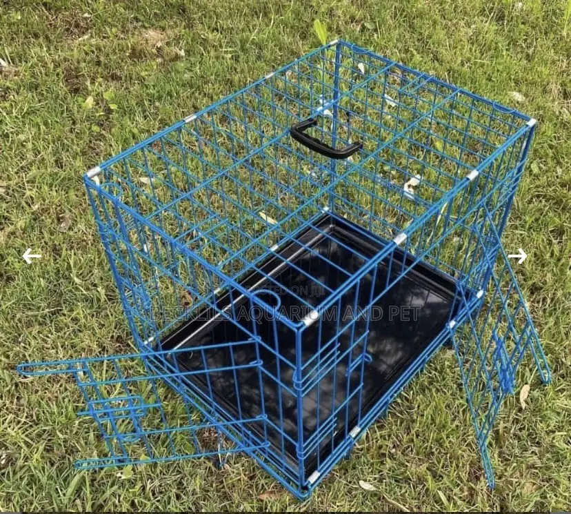 20. Inches Dog Metallic Cage With a Free Bowl