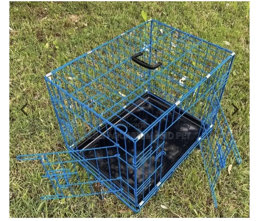 20. Inches Dog Metallic Cage With a Free Bowl