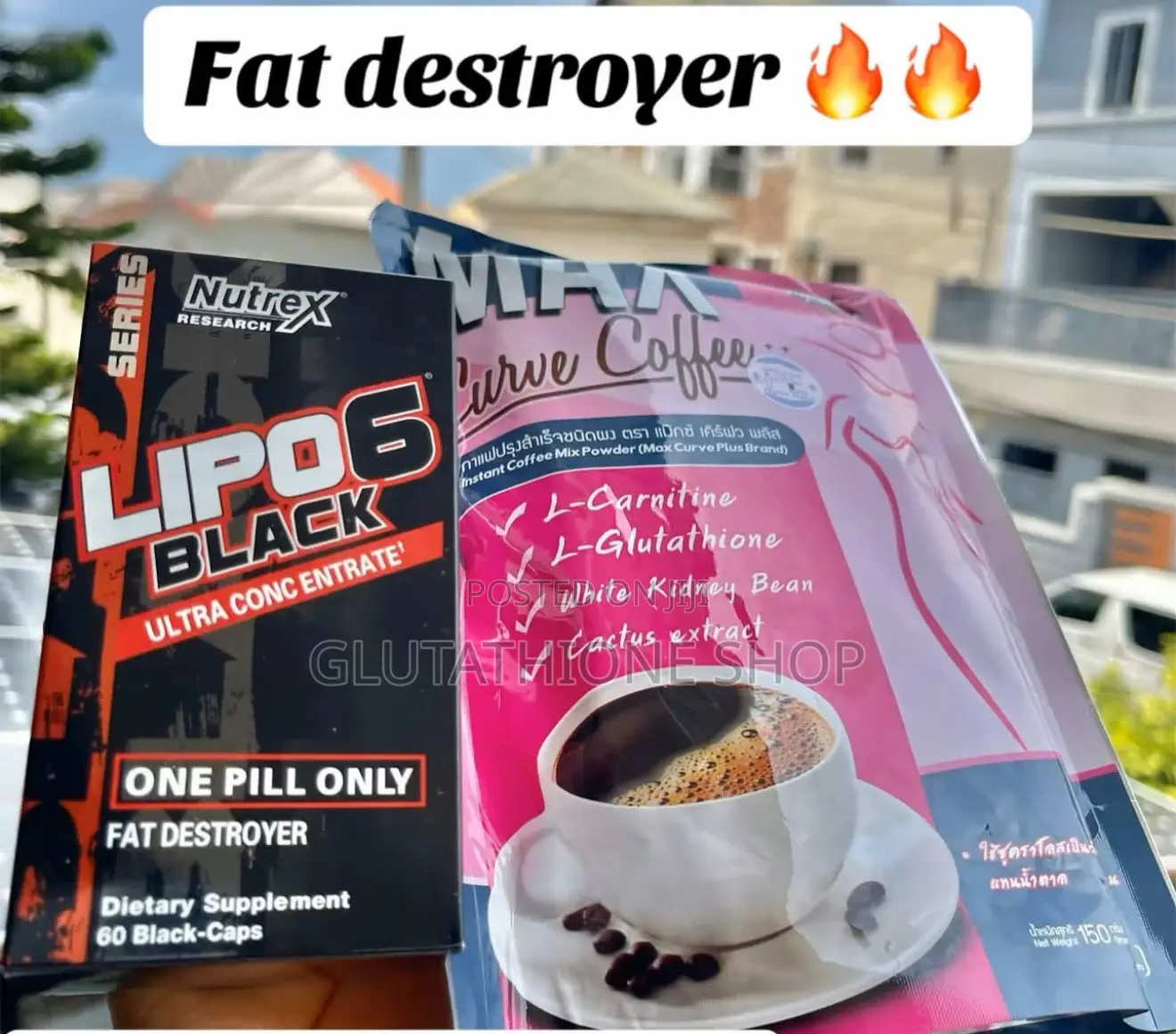 Max Curve Coffee Weightloss and Skin Brightening Coffee