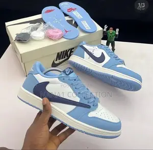 Nike X Travis Scott White Sea Blue