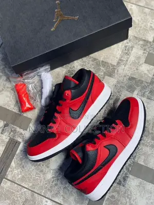 Air Jordan 1low Red Black