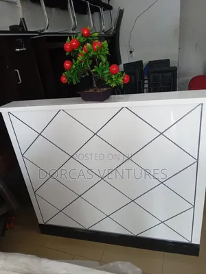 Orangized Reception Desk