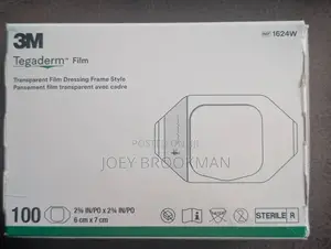 3m 1624w Tegaderm Association, 6cm X 7cm, 100 Pieces