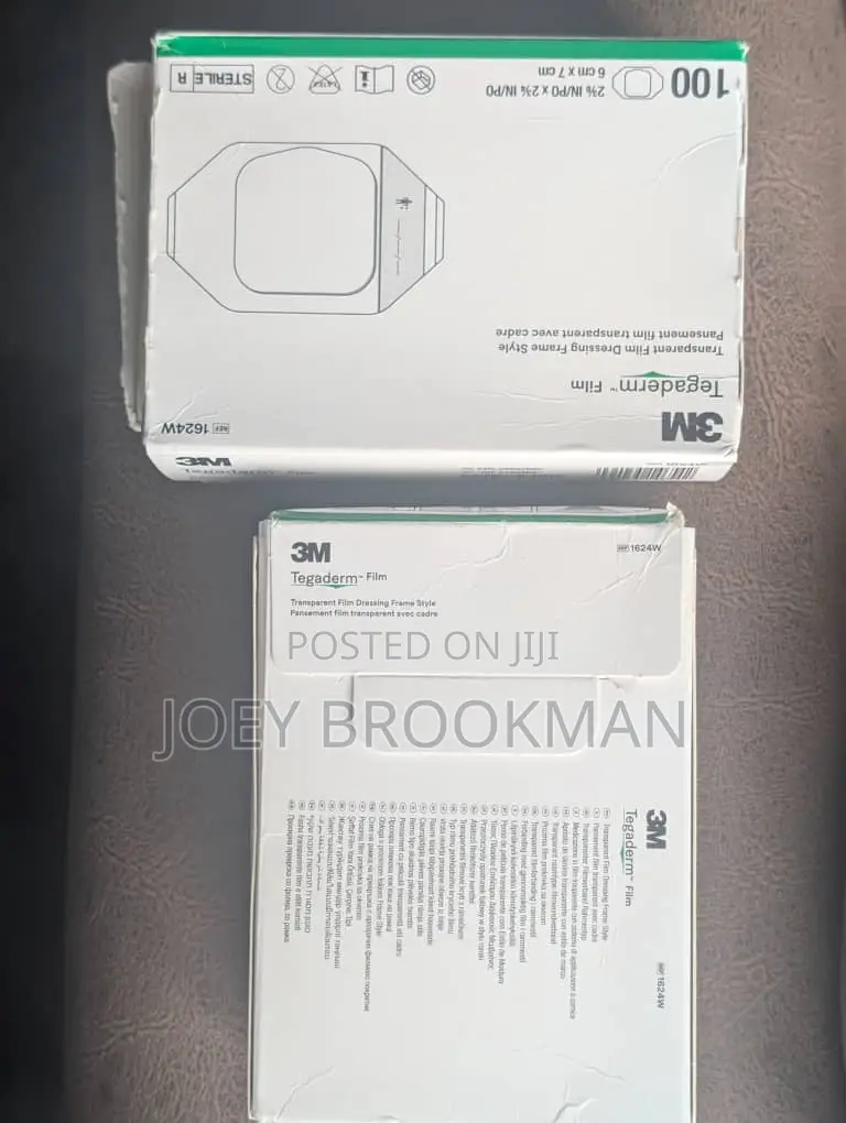 3m 1624w Tegaderm Association, 6cm X 7cm, 100 Pieces