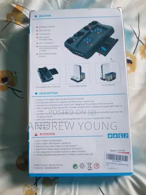 Ps5 Charging Stand With Cooling Fan