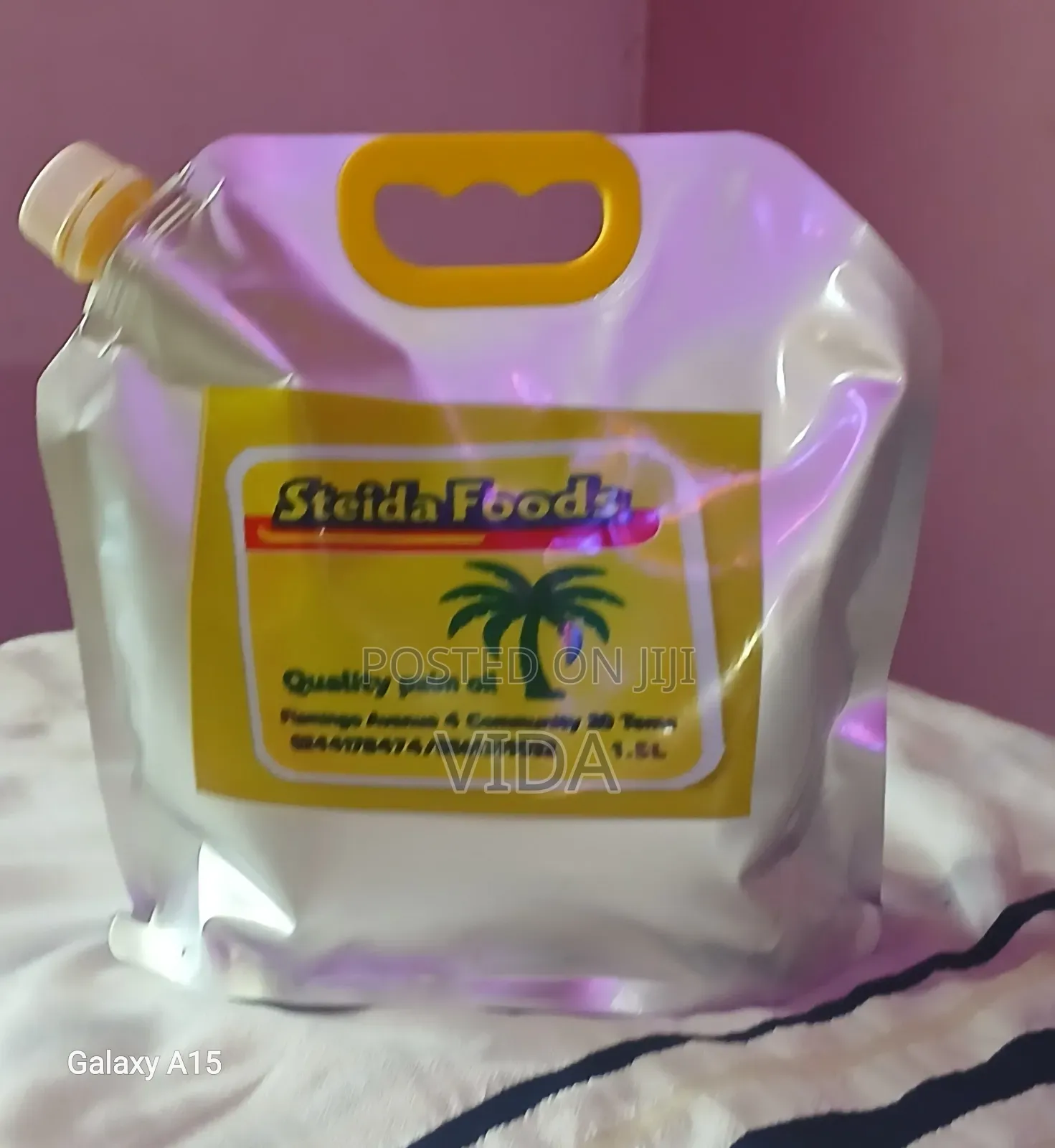 Steida Foods Quality Palm Oil 1.5 Litres Reduce to Clear