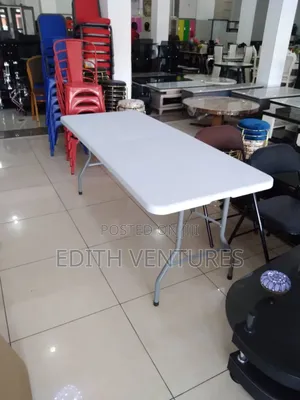 Foldable Table With Metal Legs