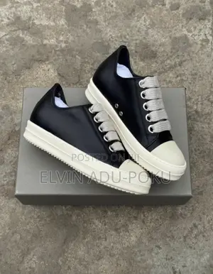 Rick Owens Hollywood Jumbolaced Sneakers In Different Colors , Swipe >